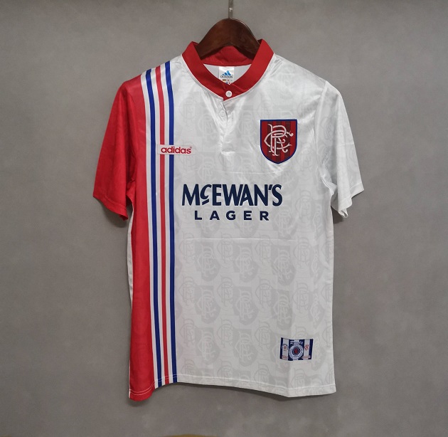 AAA Quality Rangers 96/97 Away White Soccer Jersey